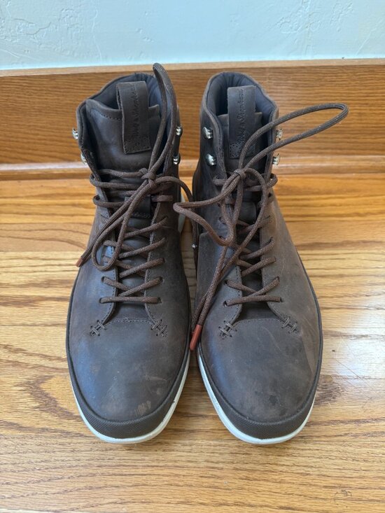 Wolf & Shepherd Crossover Hiker WTZ Men\'s Size 11.5 Brown/White Hiking Boots main image 7